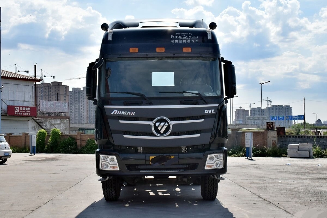 Tête de tracteur d'occasion Euro IV moteur diesel Foton Auman 430hp 6*4 Mode de conduite 10 Pneus sur mauvaise route