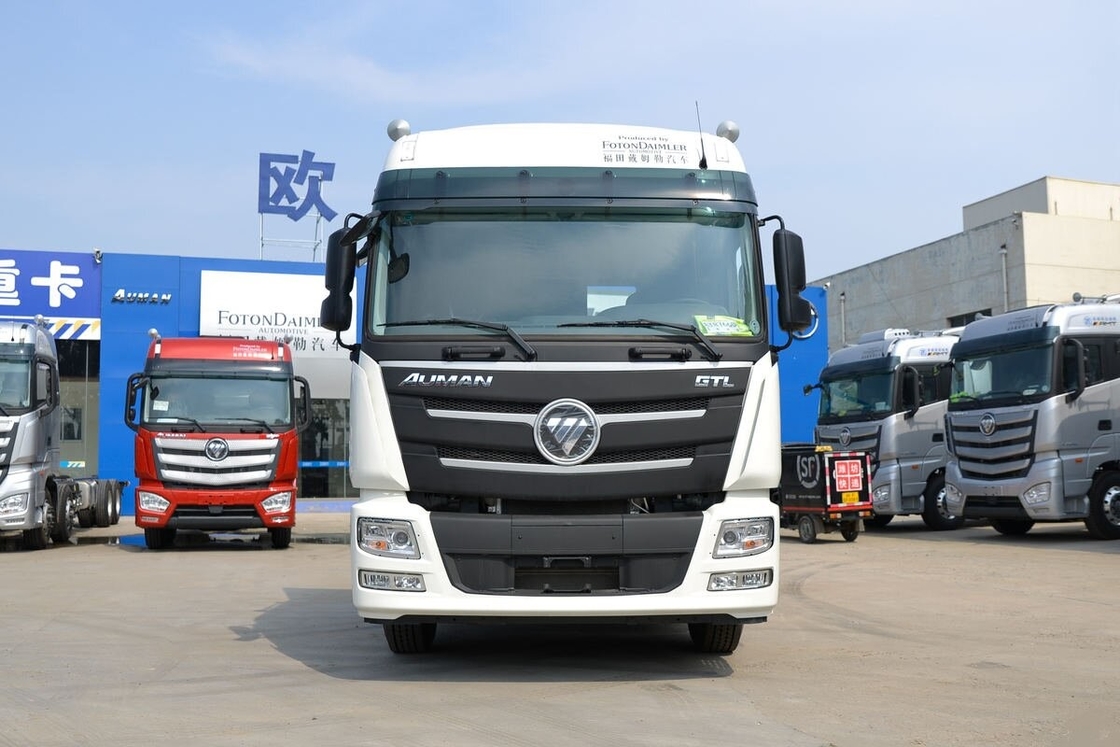 La tête de tracteur ZF à transmission utilisée Foton Auman moteur Cummins de 460 ch Amélioration des infrastructures de transport