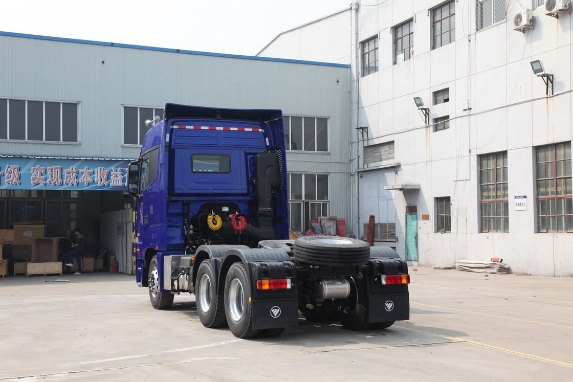 Utilisé haut toit cabine tracteur tête de camion WP moteur 6x4 mode de conduite Foton Auman rapport coût-efficacité élevé