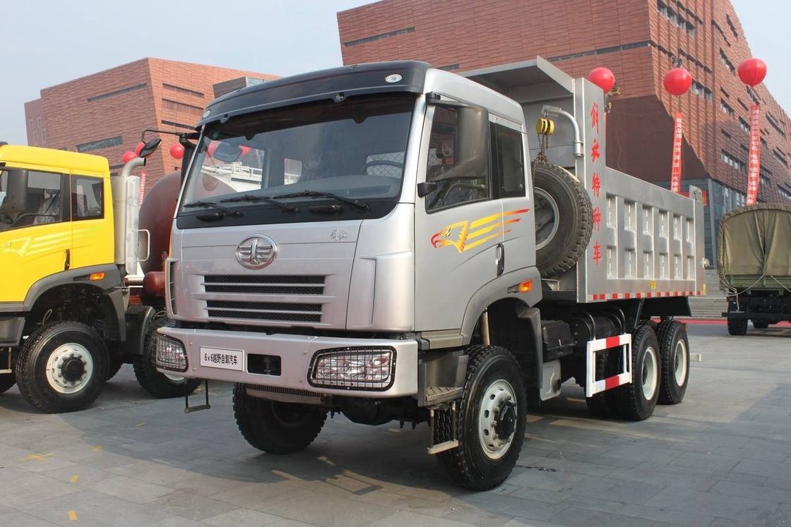 Second-Hand Dump Truck Tipper JIEFANG 6*6 Drive Mode Used Dump Truck Construction Material Transportation