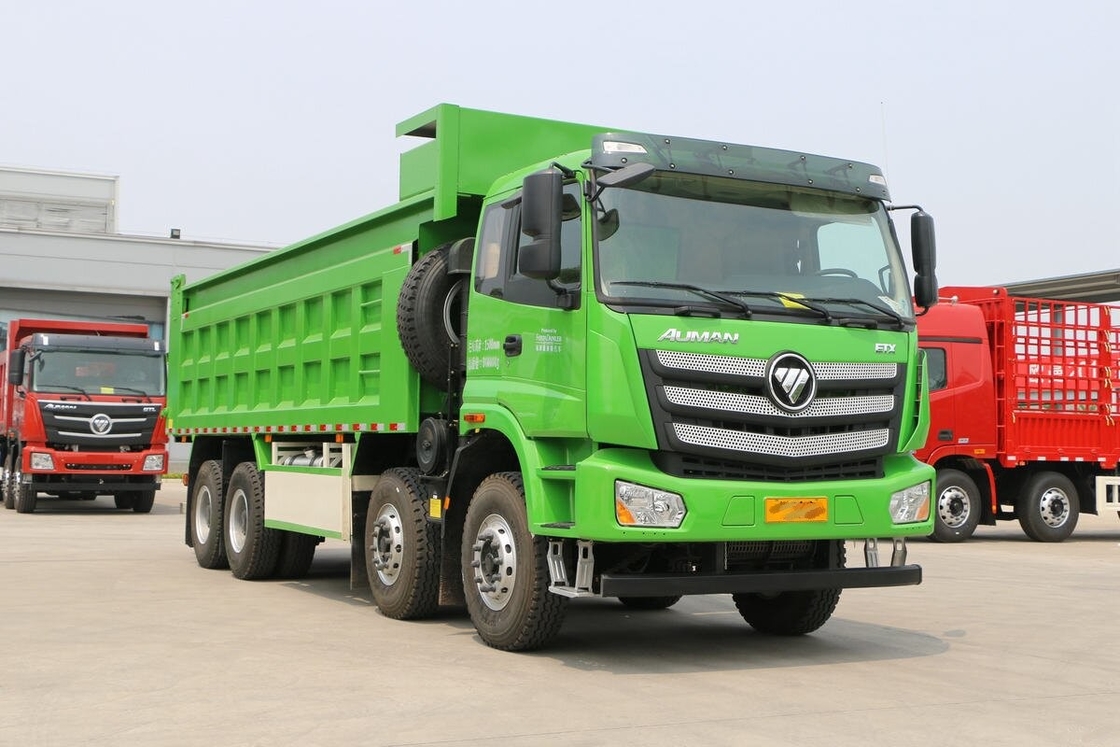 Camion benne d'occasion à vendre Foton Etx 8*4 Mode de conduite 400ch Camion benne de chantier d'occasion avec faible kilométrage