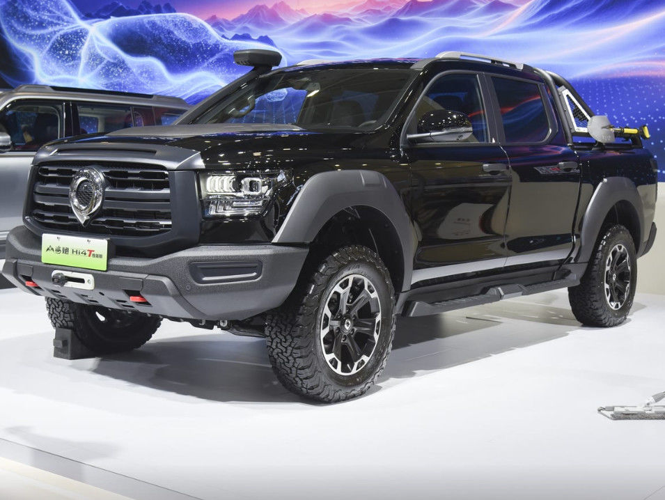 New Great Wall King Kong Poer Hi4-T Pickup Truck 4 roues automatique à double cabine Véhicule commercial hybride