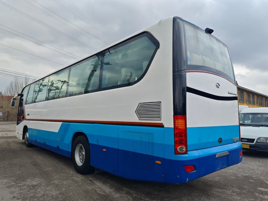 2020 Coach de seconde main 55 sièges 12 mètres Forme lisse Autobus King Long utilisé XMQ6129 Double porte