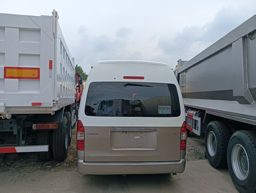 11 Seats Gasoline Used Hiace Bus 2nd Hand Mini Bus 2018 Year Jiu long Hiace Bus