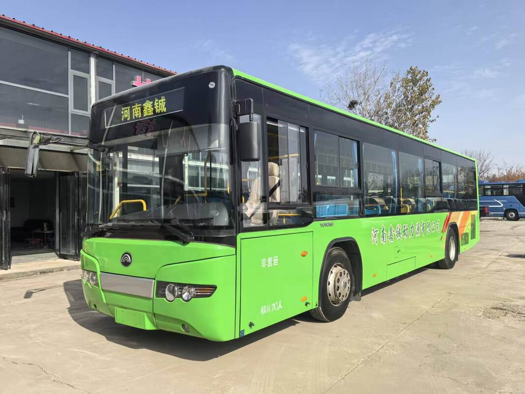 Bus urbain Yutong LHD diesel/GNC d'occasion - Bus de transport public d'occasion