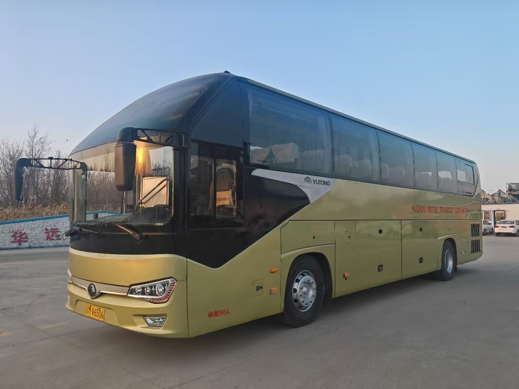 Autobus de deuxième main Yu-tong ZK6128 Yuchai 50 sièges 2021 Transport de luxe avec climatisation