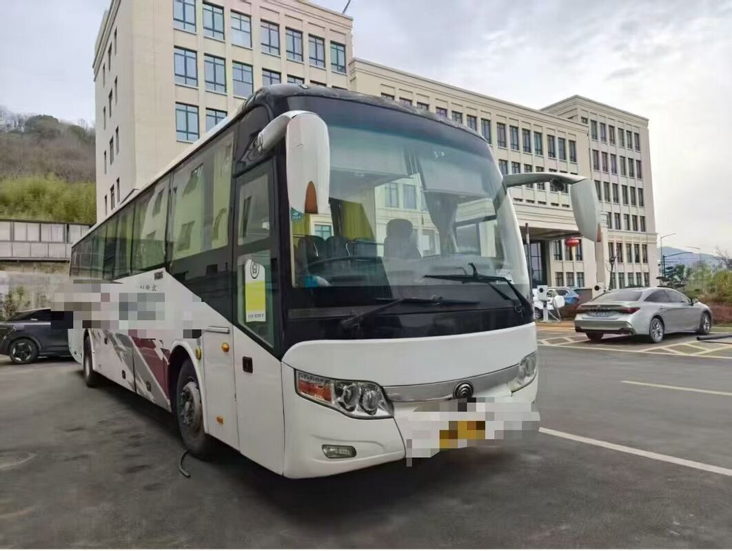 Autobus d'occasion Yutong Zk6122 Yuchai 330cv Ressorts à lames 60 sièges Transport de luxe avec climatisation
