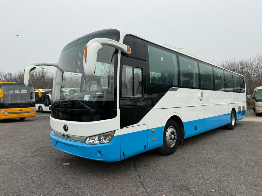 Used Coach Buses Yutong Zk6125 Yuchai 330hp  Leaf Spring 65 Seats  Lux Transport With Air Condition For Shuttle or Long Distance