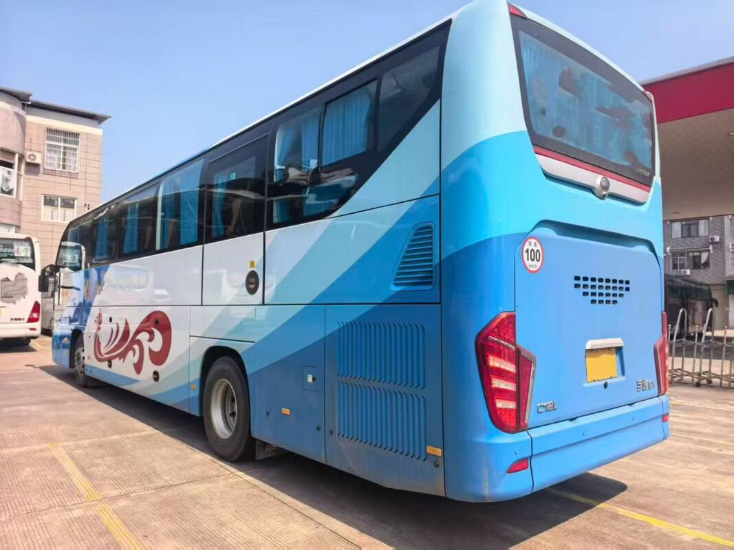 Used Coach Buses Yutong Zk6128 Weichai 375hp Euro 5 Leaf Spring 48 Seats  Lux Transport With Air Condition For Shuttle or Long Distance