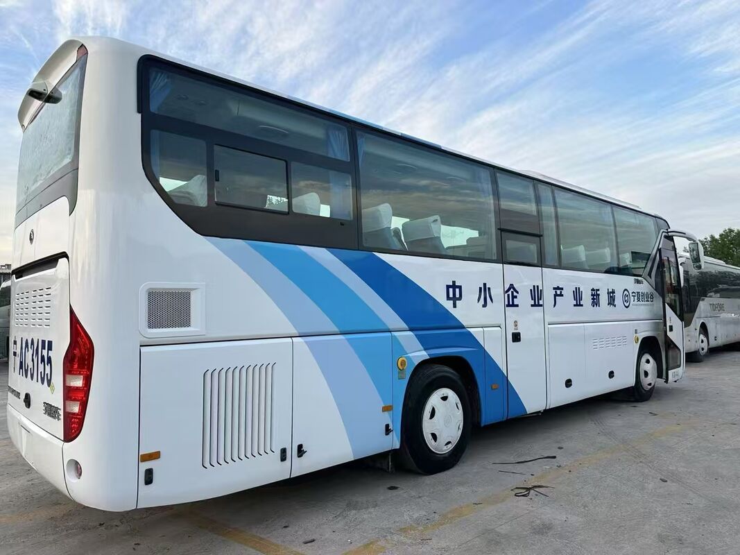 Used Coach Buses Yu-tong ZK6107 Weichai Euro 5  Leaf Spring 44 Seats 2021 Year Lux Transport With Air Condition For Shuttle or Long Distance