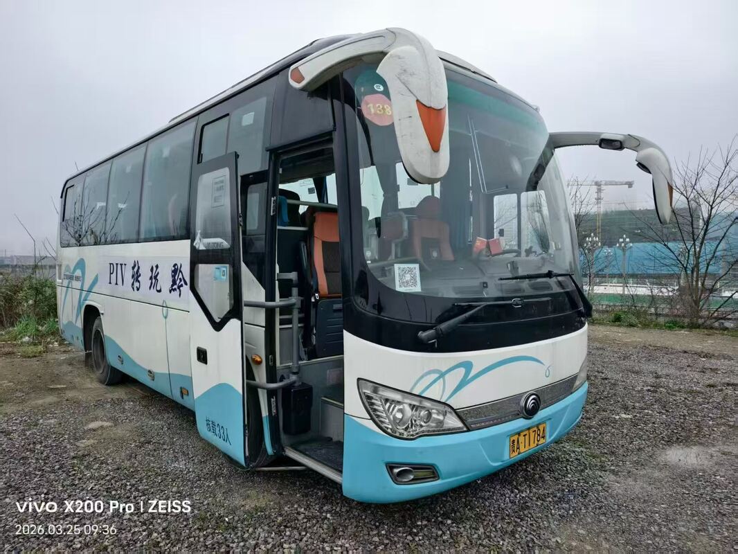 Autocars d'occasion Yu-tong ZK6888 Yuchai Euro5, ressort à lames 33, transport Lux de 2020 ans avec climatisation pour navette ou longue distance