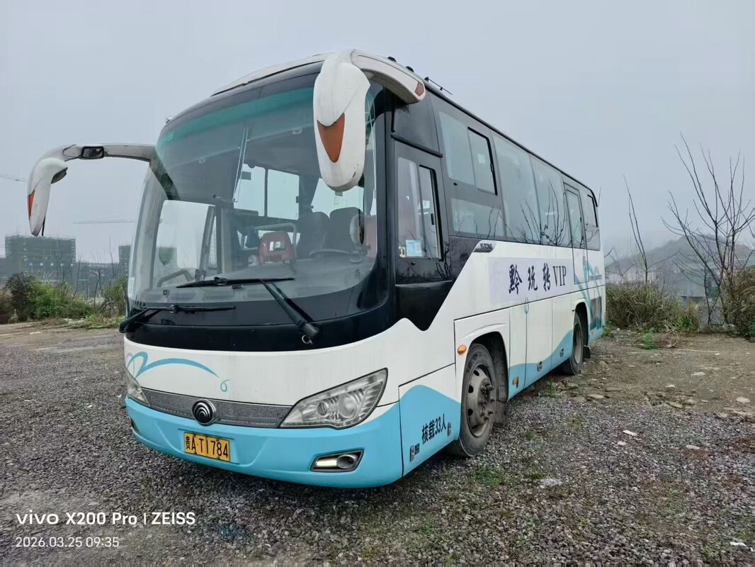 Autocars d'occasion Yu-tong ZK6888 Yuchai Euro5, ressort à lames 33, transport Lux de 2020 ans avec climatisation pour navette ou longue distance
