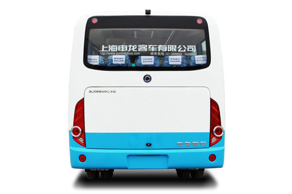 Autobus d'occasion de marque de Shenlong mini, mini autobus scolaire utilisé 19 Seat 95 km/h de vitesse maximum