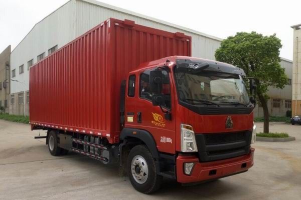 2012 boîte résistante du mode utilisée par an HOWO Brand Van Body Cargo d'entraînement des camions 4×2