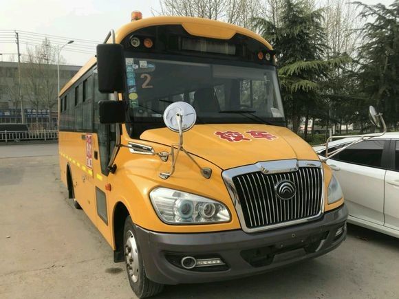 Le diesel de LHD modèle l'école Van, petits autobus scolaires utilisés d'occasion avec 37 sièges