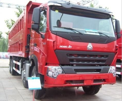 Camions- de main de Dongfeng de couleur rouge les 2èmes avec 6x4 conduisent le moteur diesel de l'EURO 3
