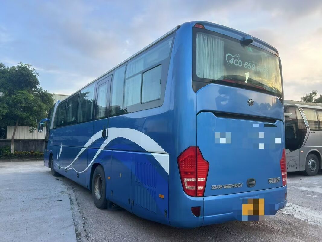 Yutong 6122 d'occasion, autocar de 54 sièges, moteur diesel Weichai, bus de tourisme utilisé pour l'Afrique