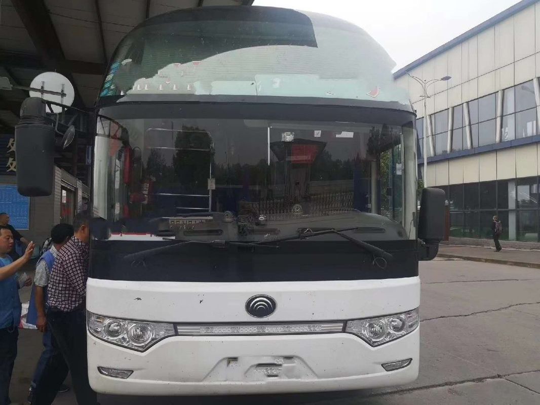 Sièges forts utilisés diesel de la vue 25-57 de Bus Yutong zk6127 d'entraîneur avec la toilette à C.A.