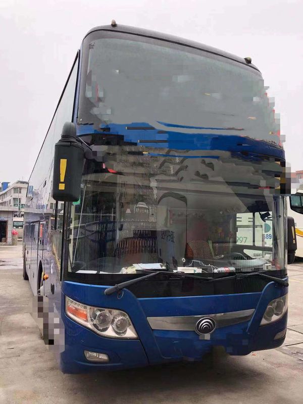 Yutong utilisé 2014 par ans transporte 61 sièges une couche et moitié avec la couleur lumineuse