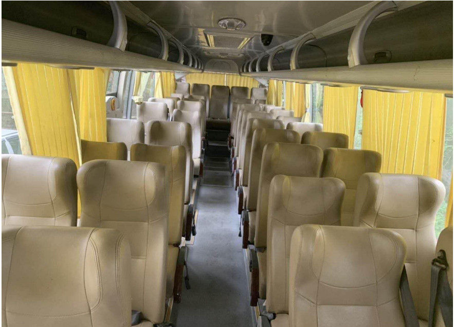 autobus utilisés bleu-foncé 45 Seat de 15000KG Yutong 2014 ans LHD diesel avec l'a/c