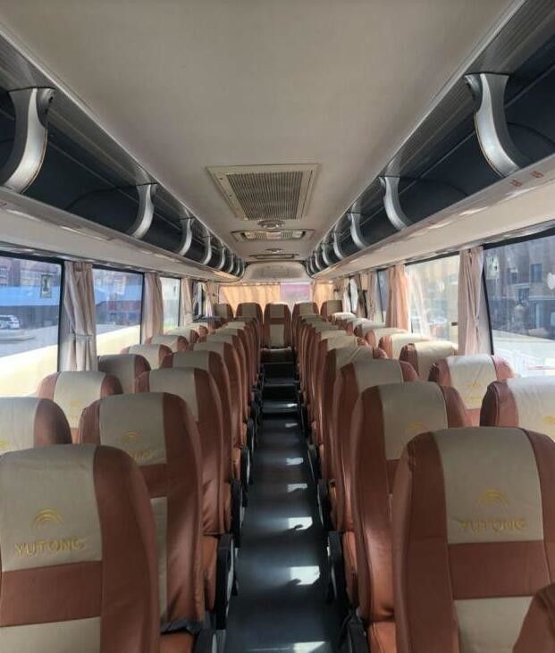 Yutong utilisé mutuel transporte la couleur facultative de sièges du model 55 de Zk 6107