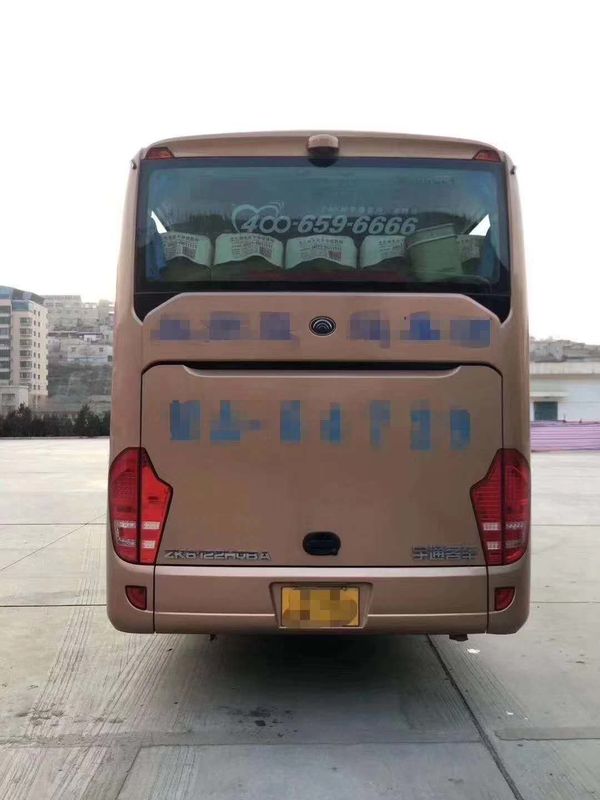 ZK6122 49/55 sièges Yutong a employé le voyage diesel de visage de porte de conducteur de main gauche d'autobus de caboteur 2013 - 2016 ans
