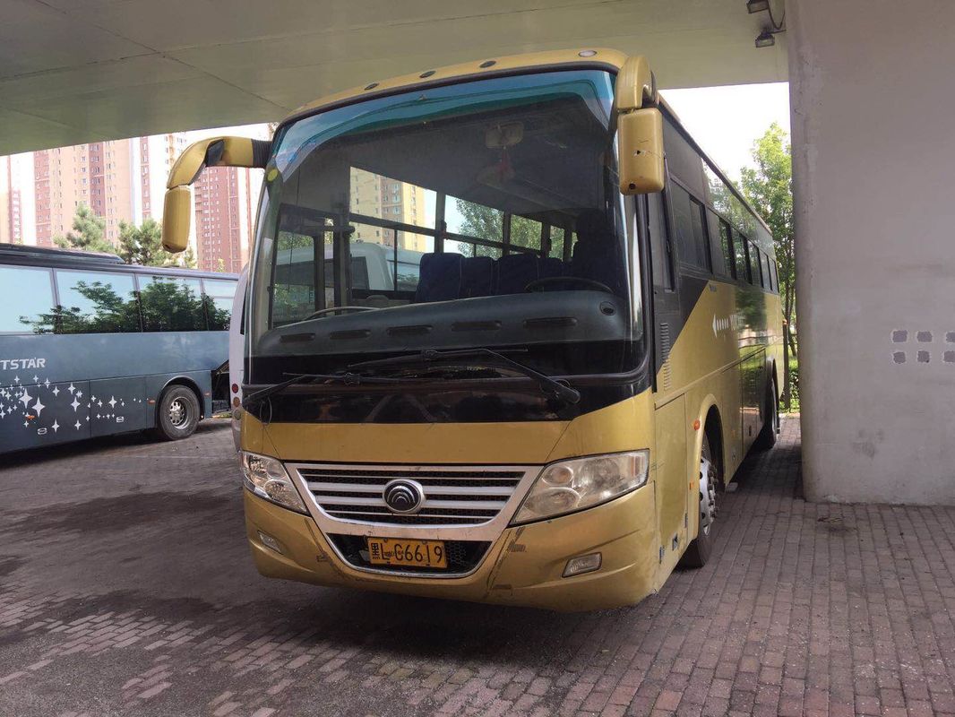 Le moteur avant diesel a employé le modèle jaune d'entraînement de main gauche de sièges de l'autobus ZK6112D 52 de Yutong