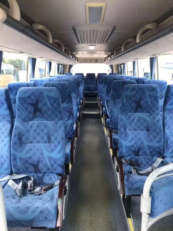 33 sièges 2014 taille bleue d'autobus de la couleur 3300mm d'autocars utilisée par autobus de voyage utilisée par an