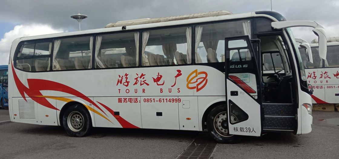 2015 ans 168kw diesel Kinglong XMQ6898 ont utilisé l'entraîneur Bus 39/45 siège de luxe de sièges