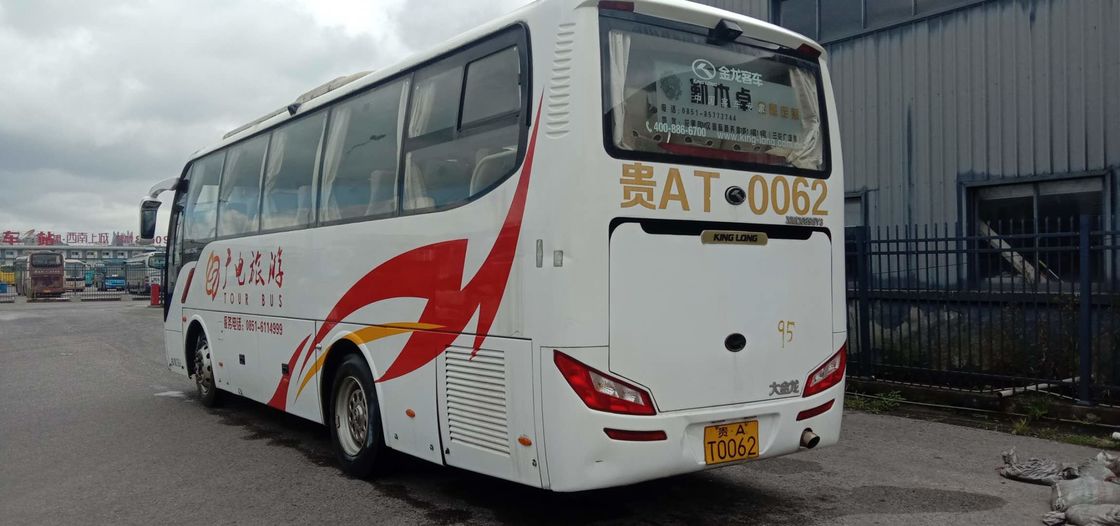 2015 ans 168kw diesel Kinglong XMQ6898 ont utilisé l'entraîneur Bus 39/45 siège de luxe de sièges