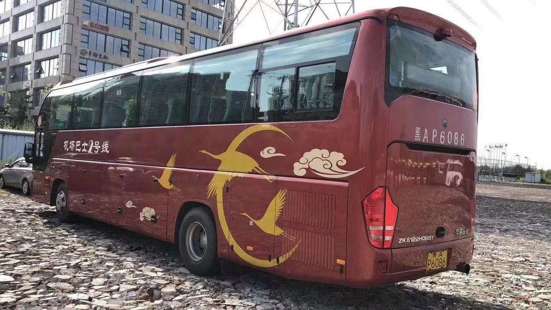 le carburant diesel 247kw 50 sièges Yutong utilisé 2015 par ans transporte le châssis en acier de l'euro III de kilomètre de moteur de Yuchai bas avec le C.A.