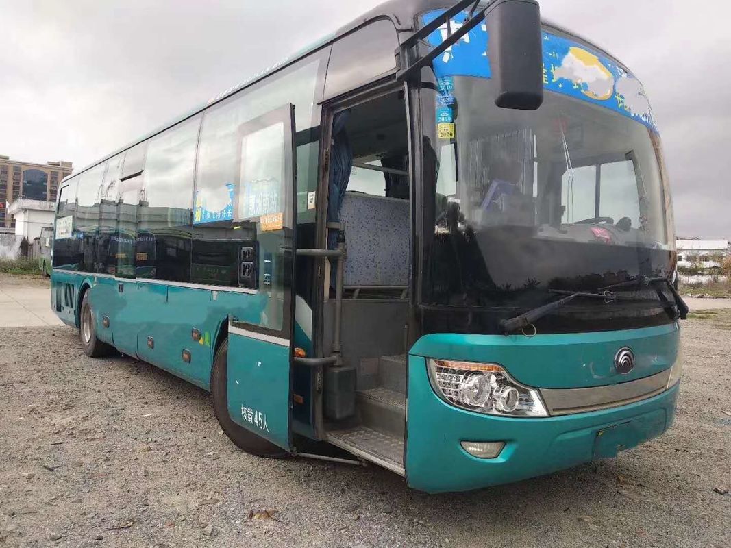 Les sièges de ZK6116HF 228kw 51 ont utilisé des autobus de Yutong que le passager transporte la basse nudité de kilomètre de sièges de luxe emballant LHD