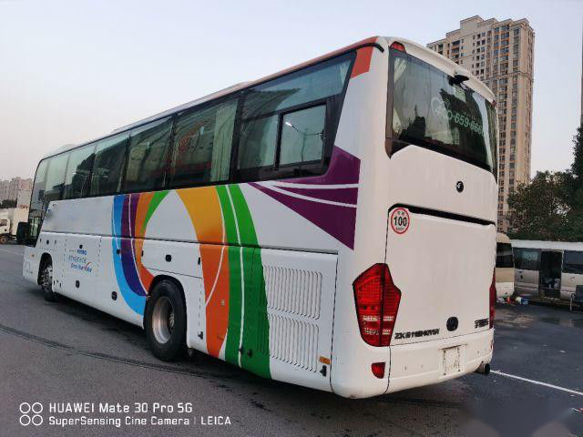 Autobus utilisés par sièges du passager Zk6118 336kw 49 Yutong châssis Weichai 336kw d'airbag de 2017 ans