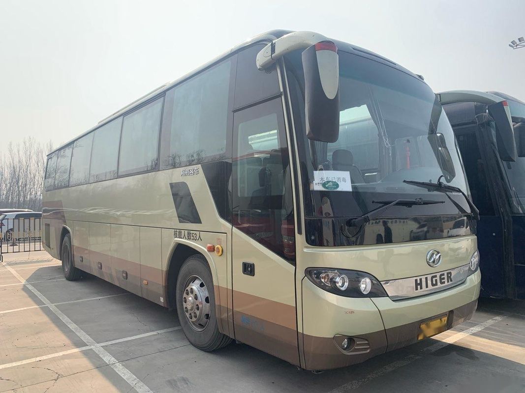 Car utilisé un plus haut par châssis Bus d'autobus de passager du modèle KLQ6115 de marque de moteur d'arrière de LHD en acier 53 sièges