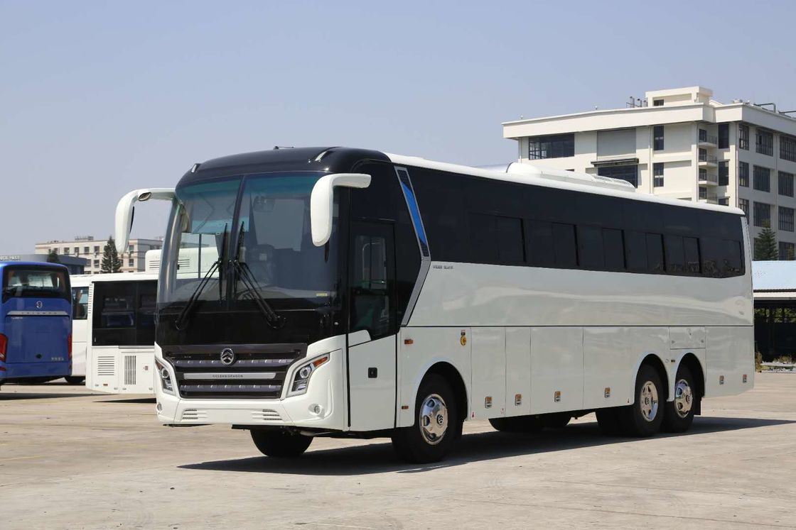 Nouvel le bus touristique diesel Front Cummins Engine Buses d'Axle Euro II de double de marque 58-70 sièges a employé le dragon d'or XML6125