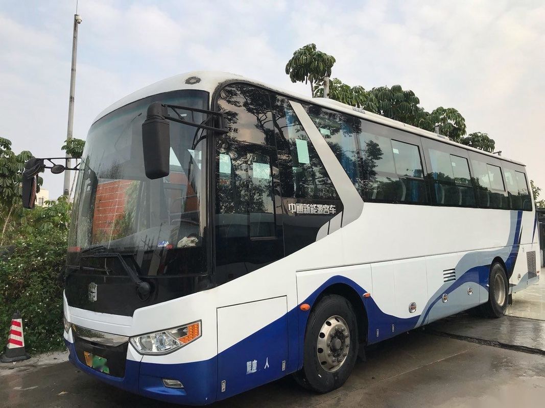 Les portes à deux battants hybrides Huile-électriques du moteur 155kw du véhicule électrique wp garnissent en cuir Seat ont utilisé l'entraîneur Bus Zhongtong LCK6101 47Seats