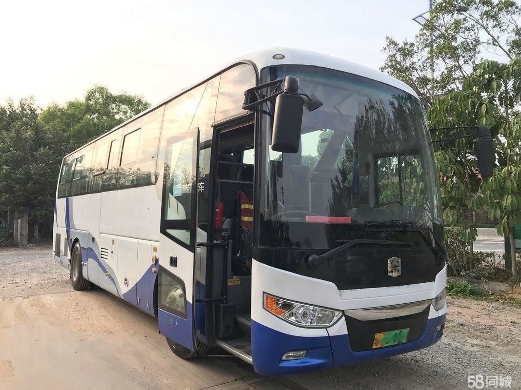 Les portes à deux battants hybrides Huile-électriques du moteur 155kw du véhicule électrique wp garnissent en cuir Seat ont utilisé l'entraîneur Bus Zhongtong LCK6101 47Seats