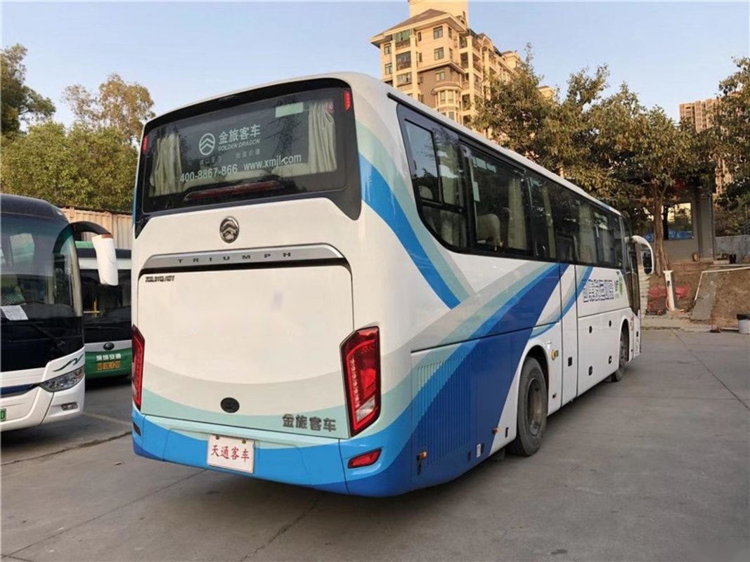 Le moteur VIP de Yuchai assied le passager utilisé de châssis de Double Doors Airbag d'entraîneur que l'autobus a employé les sièges d'or de Dragon Bus XML6112 48