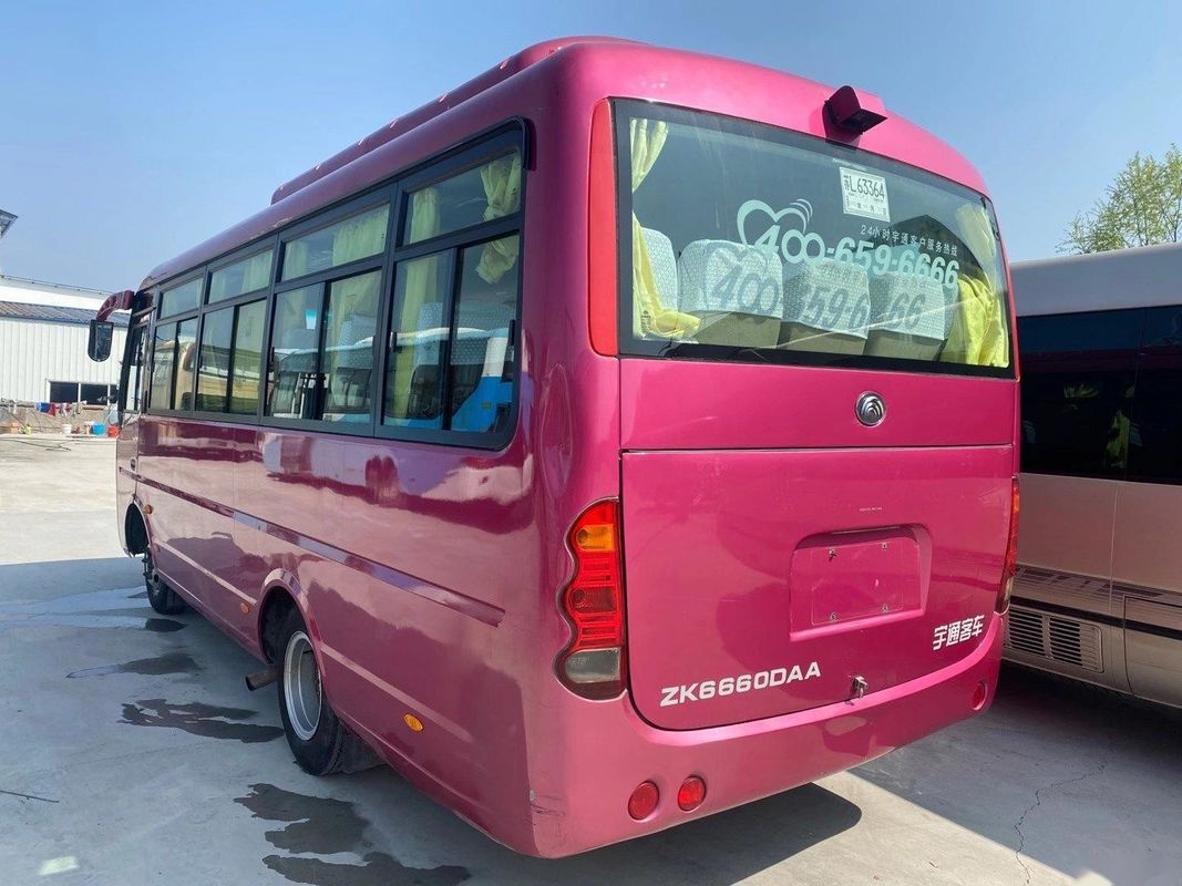 Yutong utilisé transporte le châssis en acier Front Engine Left Steering de l'euro IV d'autobus du passager ZK6660 24 utilisé par sièges modèles