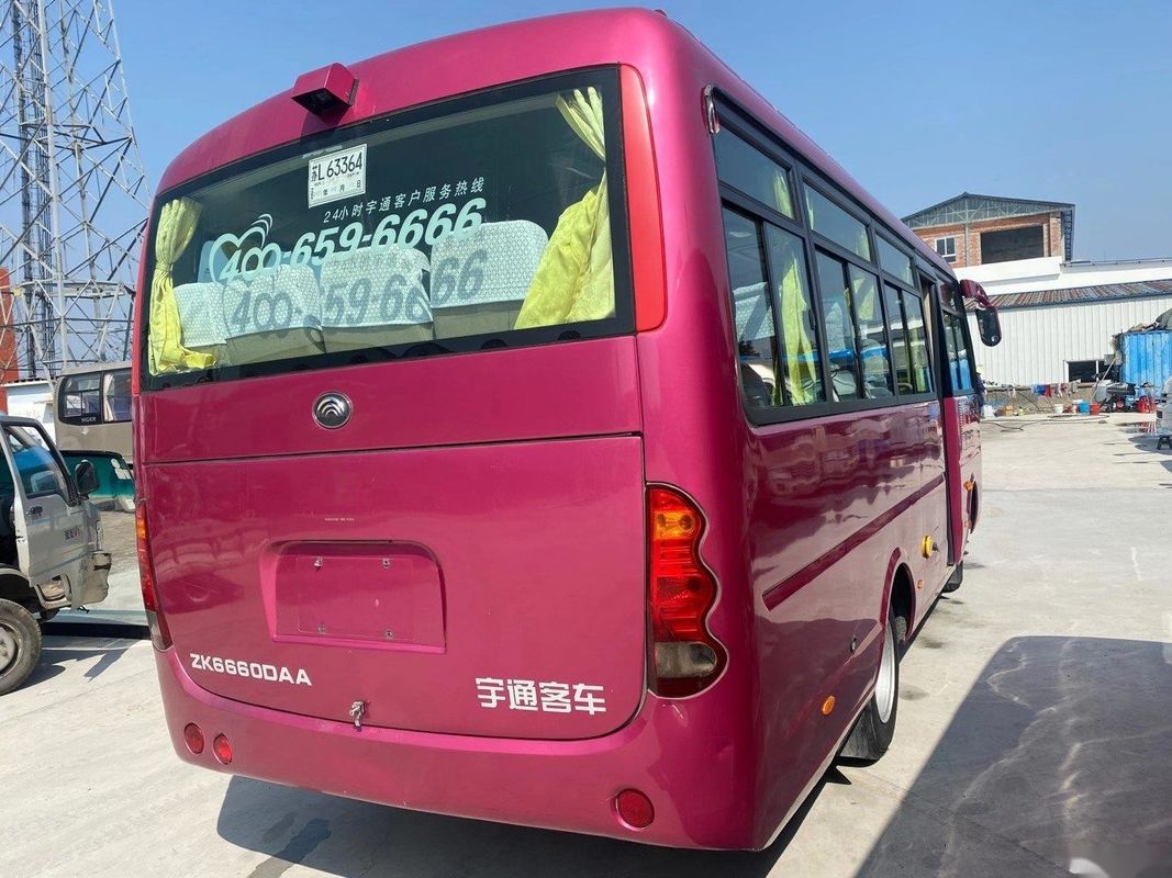 Yutong utilisé transporte le châssis en acier Front Engine Left Steering de l'euro IV d'autobus du passager ZK6660 24 utilisé par sièges modèles