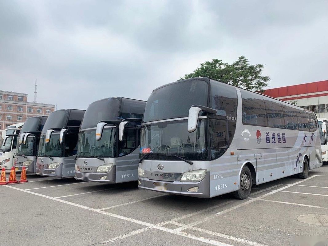 Les sièges utilisés de Bus Ankai HFF6120 51 d'entraîneur ont employé l'emballage de nudité du moteur 228kw de Yuchai d'autobus de passager