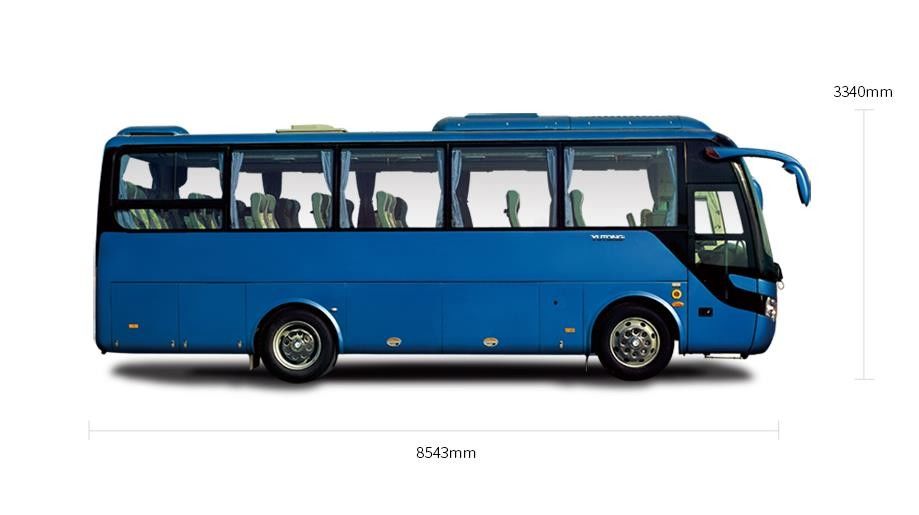 6 sièges arrière ZK6858 du moteur 35 autobus de tout neuf de yutong de pneu avec le prix de disoucnt dans la promotion