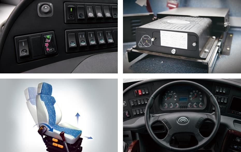 6 sièges arrière ZK6858 du moteur 35 autobus de tout neuf de yutong de pneu avec le prix de disoucnt dans la promotion