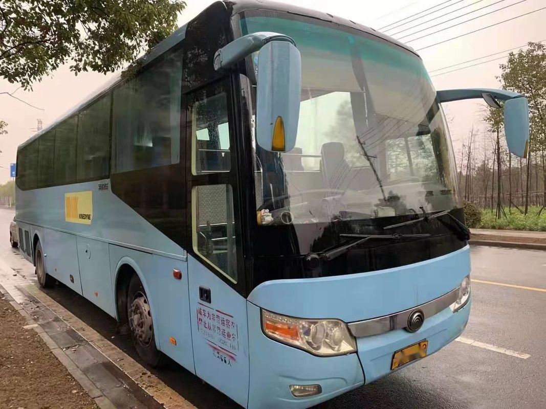 L'entraîneur utilisé Bus Yutong Brand que ZK6117 65 assied le passager utilisé par porte simple arrière du moteur 120km/H de Yuchai transporte la direction gauche