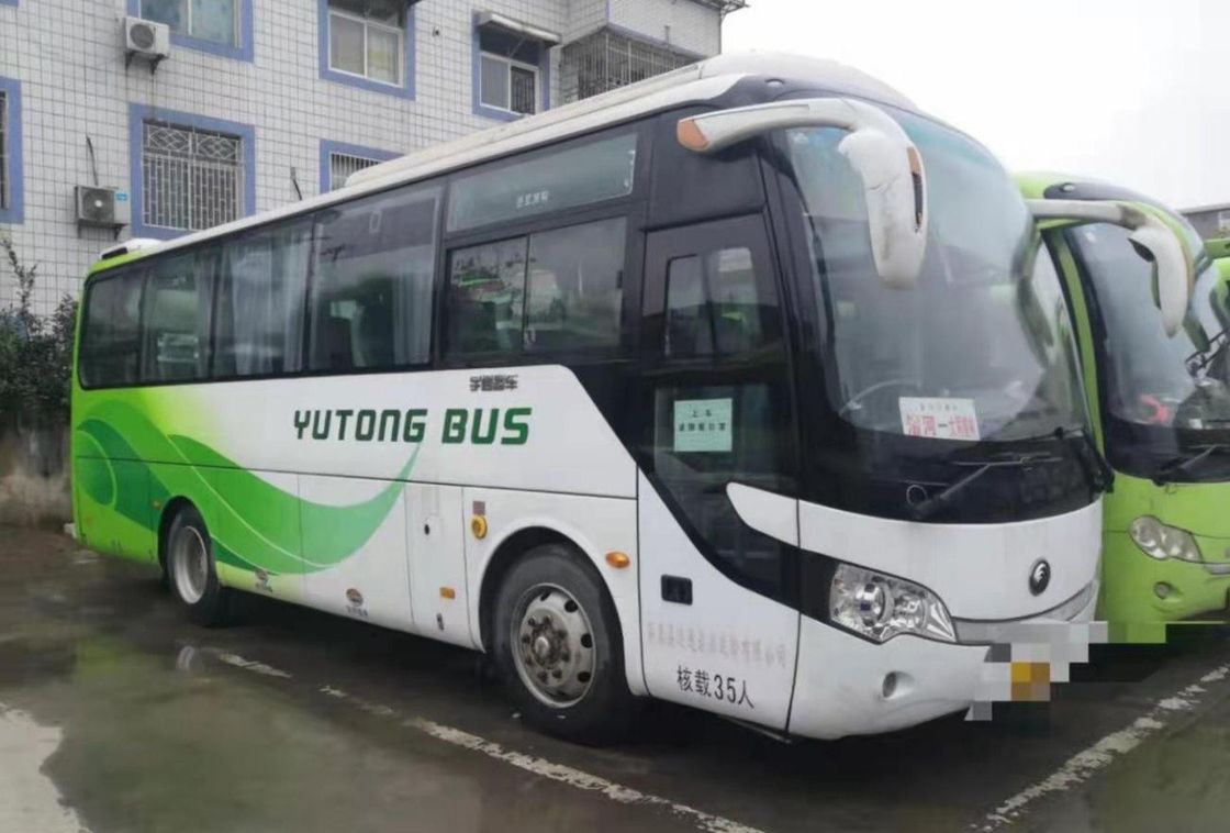 Yutong utilisé transporte l'autobus de passager utilisé par porte simple en acier de châssis des sièges Zk6858 35