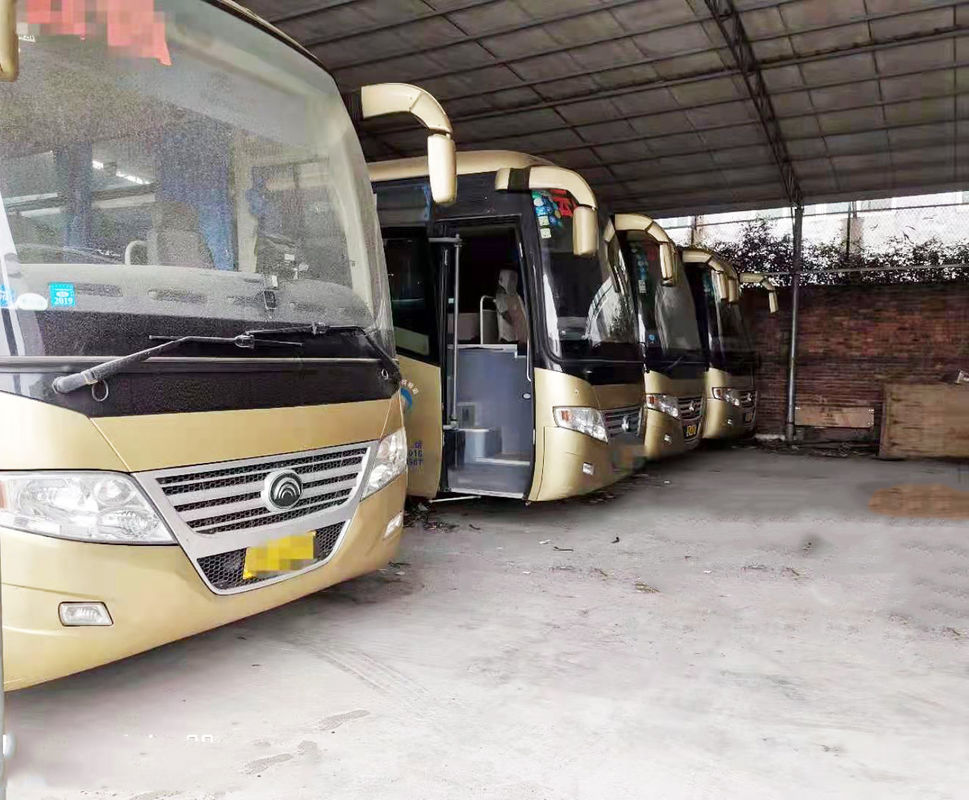 Le moteur avant diesel a employé le modèle jaune d'entraînement de main gauche de sièges de l'autobus ZK6112D 52 de Yutong