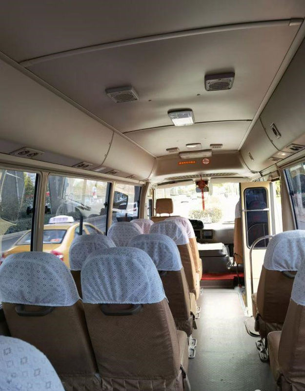 2010 autobus de caboteur utilisé de l'an 20 par sièges, autobus utilisé de Mini Bus Toyota Coaster avec le moteur à essence 2TR en bon état