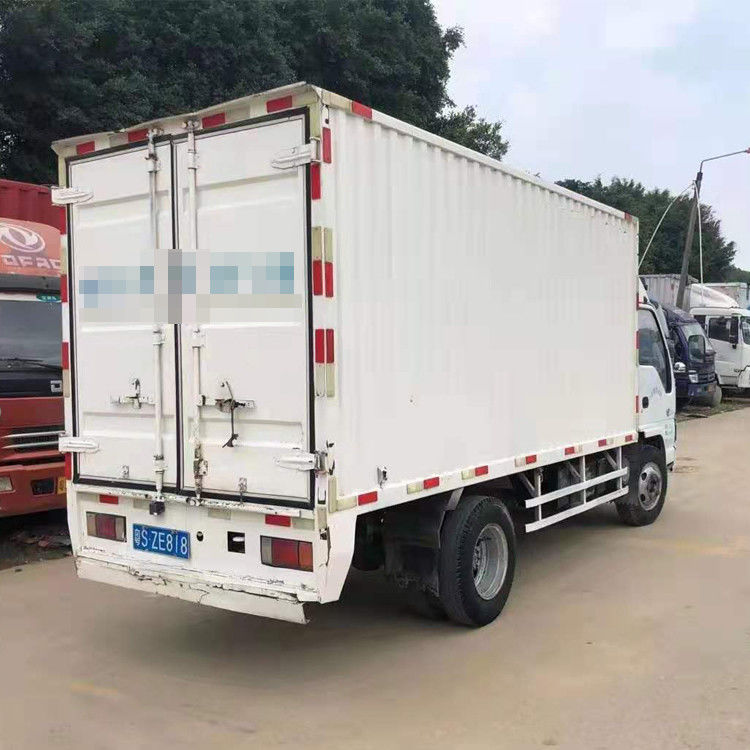 Occasion 4.2m Van Used Light Duty 4x2 Isuzu 10 Ton Diesel Cargo Truck