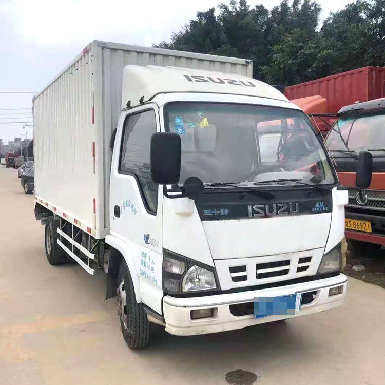 Occasion 4.2m Van Used Light Duty 4x2 Isuzu 10 Ton Diesel Cargo Truck