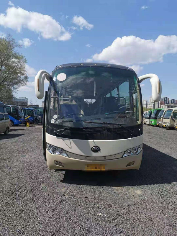 45 entraîneur utilisé par autobus Bus de Yutong utilisé par sièges ZK6999 moteurs diesel arrière de la direction LHD de moteur de 2012 ans
